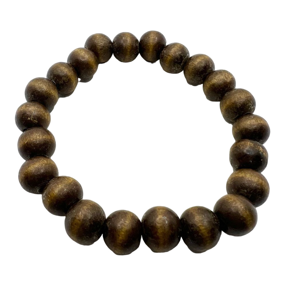 🍭6/$30 Brown bead stretch bracelet